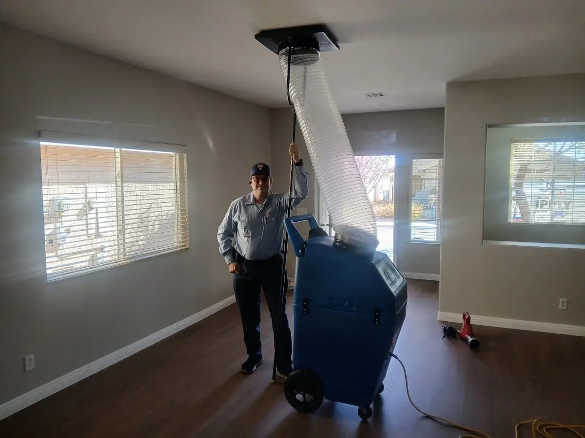 Professional Dryer Vent Cleaning work inside a Ridgeland home